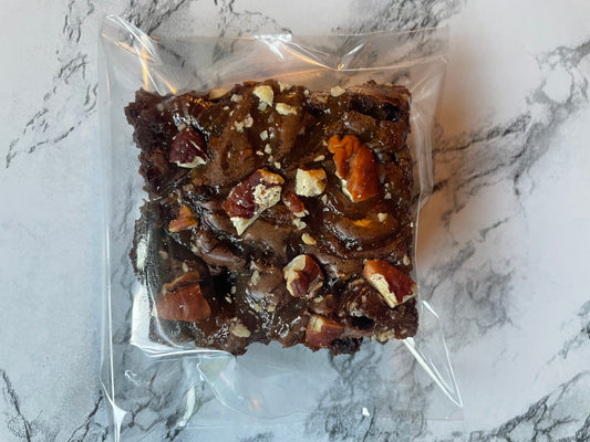 Turtle Brownie (with Pecans)
